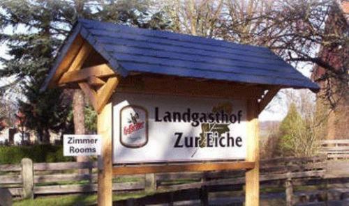 Hotel Landgasthaus Zur Eiche Elbe Exterior foto