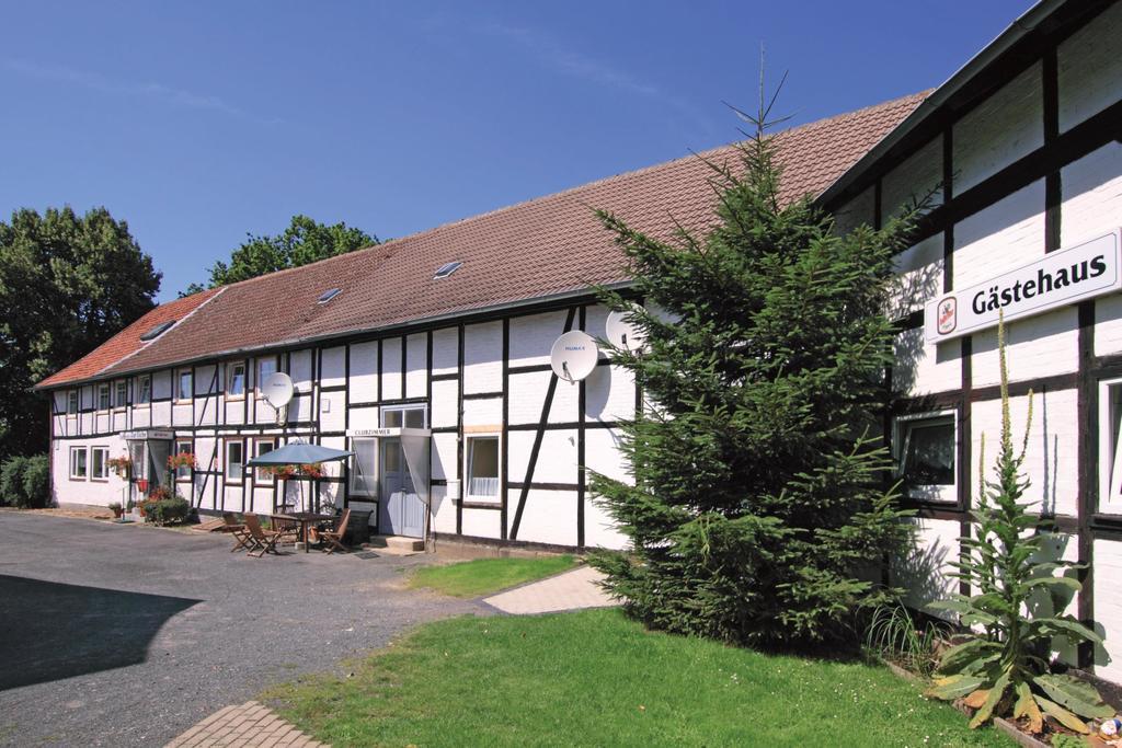 Hotel Landgasthaus Zur Eiche Elbe Exterior foto