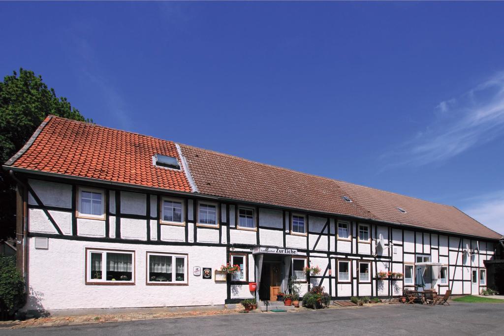 Hotel Landgasthaus Zur Eiche Elbe Exterior foto